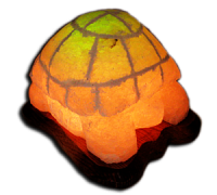 Солевая лампа с цветной подсветкой "Черепаха" (4-6 кг) - ortho-mir.ru - Екатеринбург